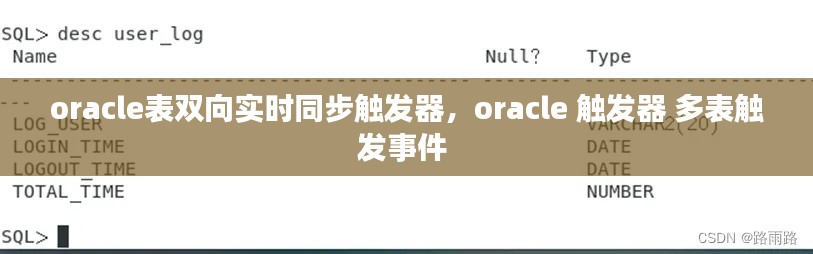 oracle表雙向?qū)崟r(shí)同步觸發(fā)器，oracle 觸發(fā)器 多表觸發(fā)事件 