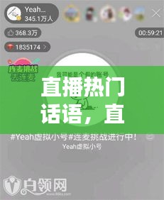 直播熱門話語，直播話語大全 