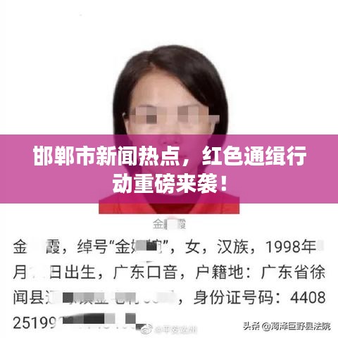 邯鄲市新聞熱點(diǎn)，紅色通緝行動(dòng)重磅來(lái)襲！
