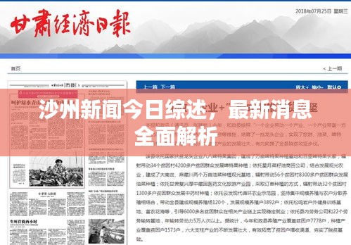 沙州新聞今日綜述，最新消息全面解析